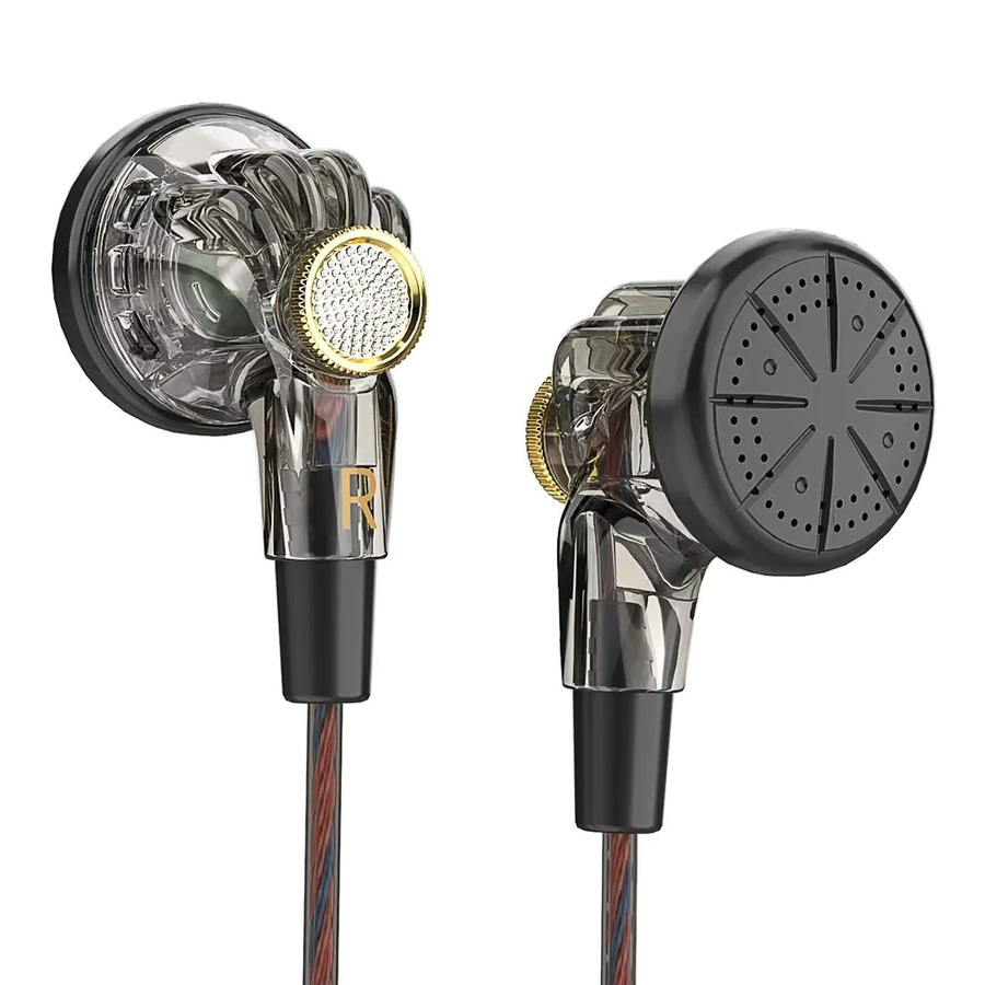 QKZ MDR In-Ear Kopfhörer mit Mikrofon, kabelgebundene HiFi-Bass Sport-Ohrhörer, 3,5 mm AUX Anschluss, Weiß - Bild 6