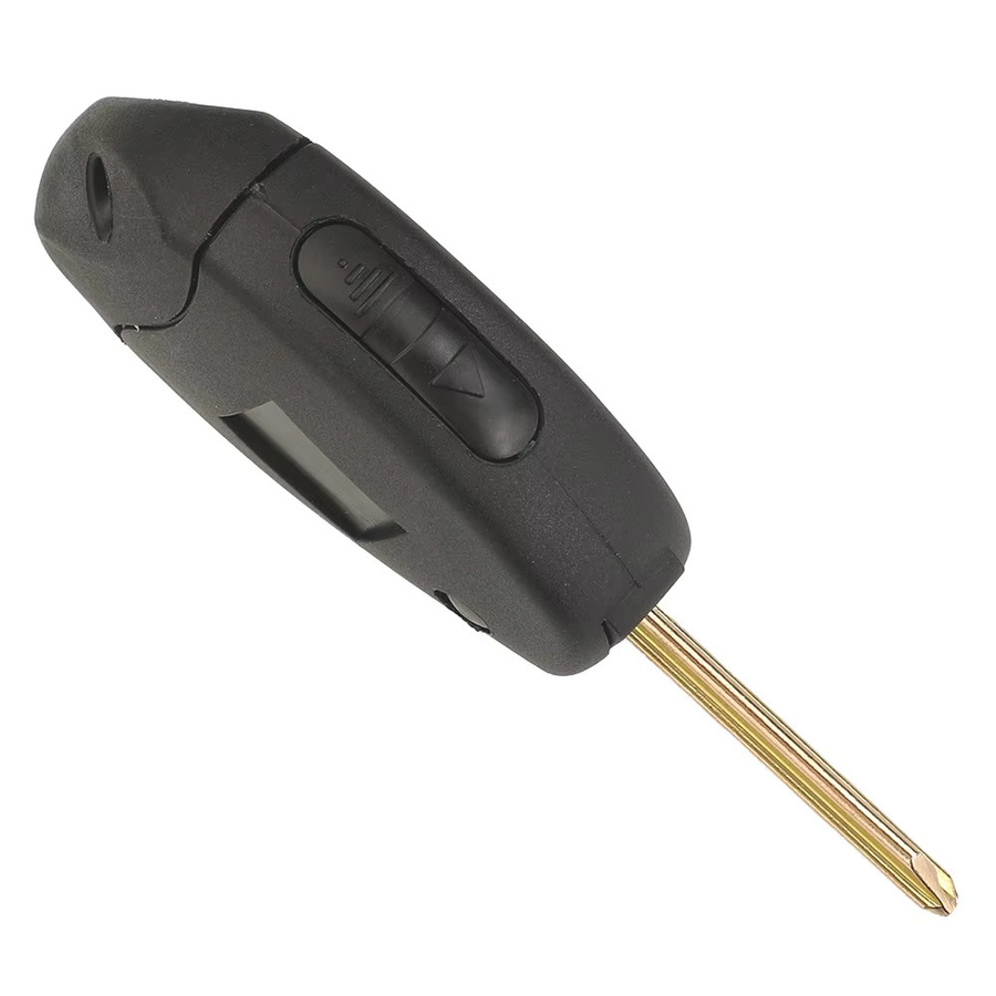 Jingyuqin Klappbarer Autoschlüssel mit 2 Tasten für Citroen Jumpy, Xantia, Peugeot Expert und Fiat Scudo, 433MHz, ID33-PCF7935 Chip, Schwarz - Bild 4