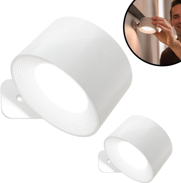 Best Direct Vigilamp POD LED Wandleuchte mit Akku und USB als schwenkbare Leselampe - Bild 1