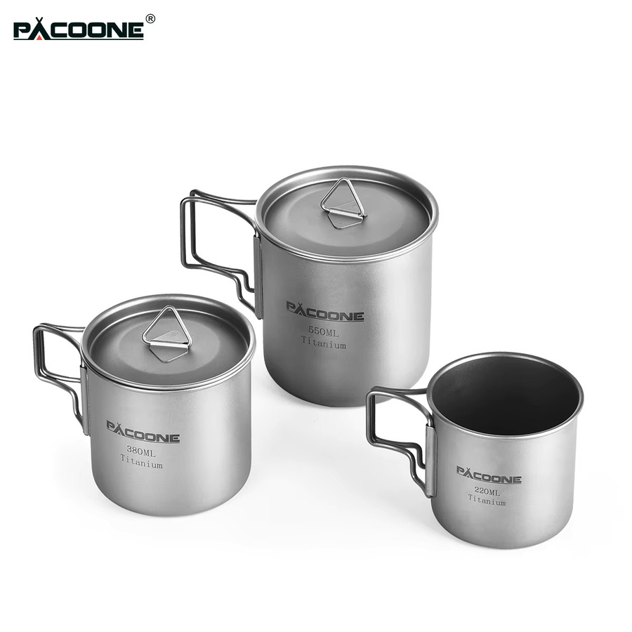 PACOONE Titan Campingbecher für Outdoor und Wandern - Bild 3