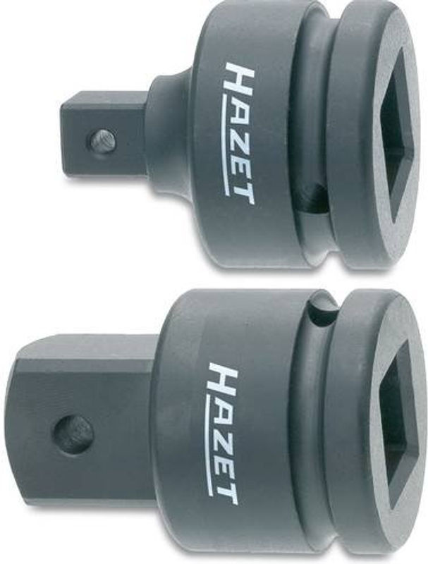 Hazet Reduzierstück 1007S-1 Vierkant hohl 20 mm (3/4 Zoll) auf Vierkant massiv 12,5 mm (1/2 Zoll) in Schwarz und Stahl - Bild 2