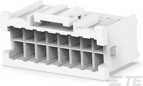 TE Connectivity Einbau-Buchsenleiste Standard in Weiß - Bild 1
