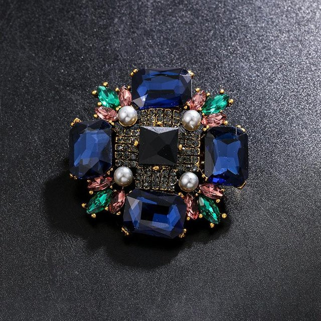 YIRAN Broschen, Strass-Kreuz, Damen - Bild 1