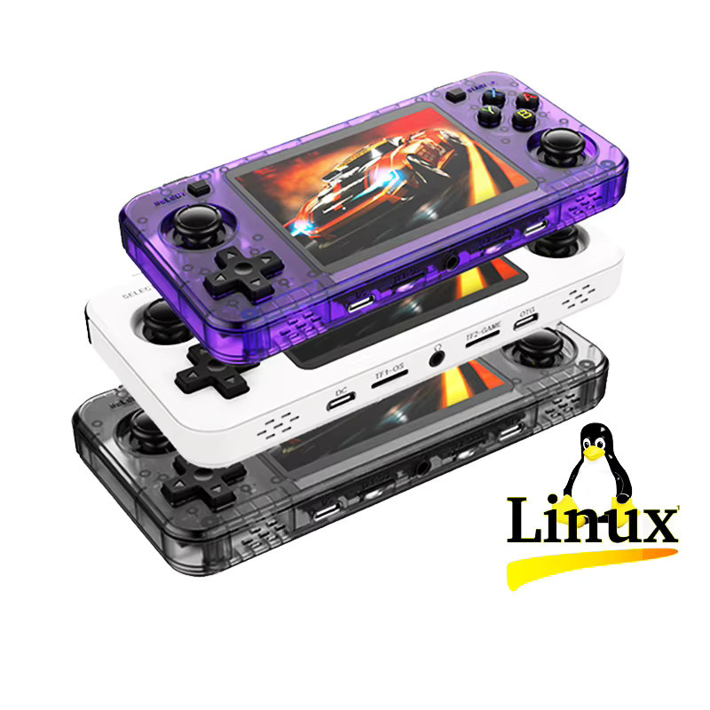 BOYHOM R3 6H Retro Handheld-Konsole mit 3,5-Zoll-IPS-Bildschirm und Open-Source-Linux-System in Grün - Bild 5