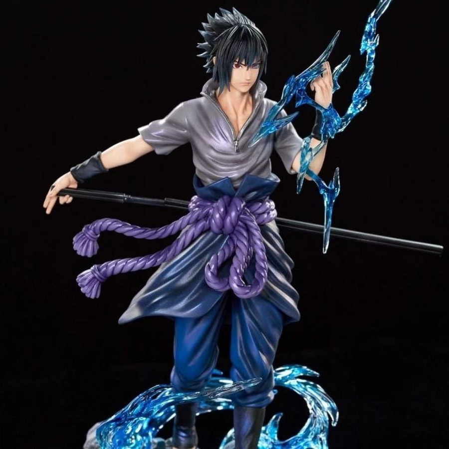 Yiran toy 1 Naruto Actionfigur Uzumaki Naruto Uchiha Sasuke Kampfform PVC - Bild 2