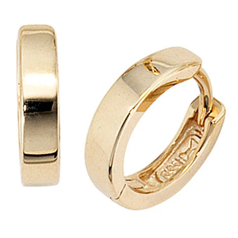 Colfem Creolen 333 Gelbgold, Unisex - Bild 1