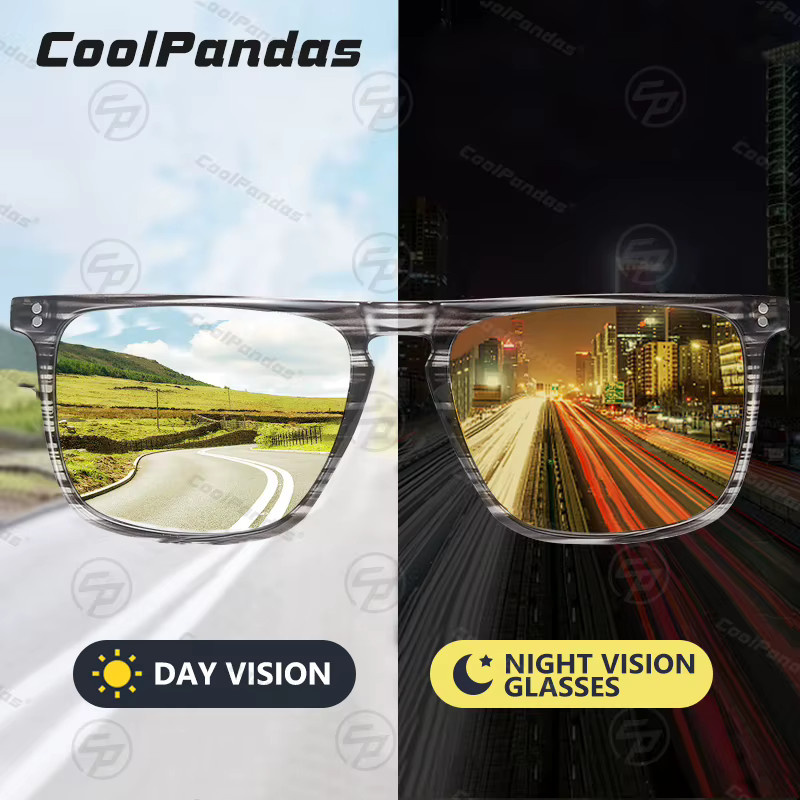 CoolPandas Sonnenbrille, quadratisch, Vollrand, Kunststoff, Unisex, polarisiert, photochrom - Bild 2