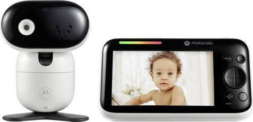 Motorola PIP1510 Babyphone mit Kamera, Audio-Video-Übertragung, Nachtsicht und Gegensprechfunktion, Weiß - Bild 1