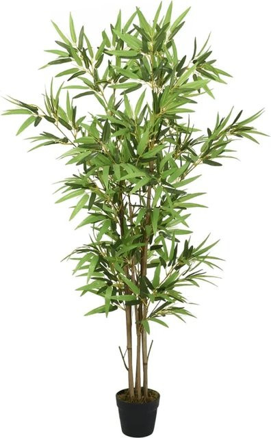 Künstlicher Bambusbaum von furnicato in Grün, Höhe: 150 cm - Bild 1