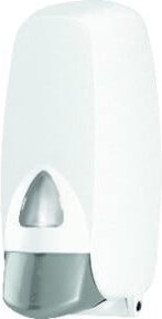 Elo Elements Seifenspender weiß aus Kunststoff, 1000 ml, wandmontiert und nachfüllbar - Bild 1