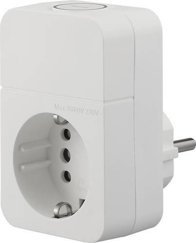Sygonix SY-6906480 Schaltbare Zwischensteckdose in Weiß - Bild 1