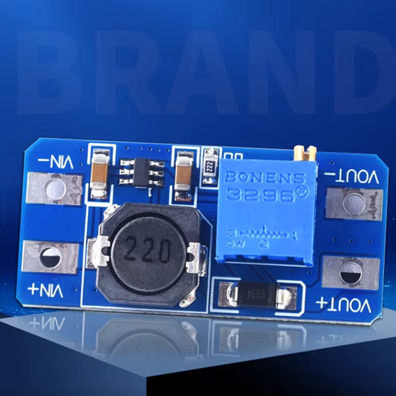 MT3608 Boost Modul DC-DC Step Up Converter von HUISHENGYUFA, Blau, 2A Max, 2V-24V zu 5/9/12/28V für Arduino - Bild 3