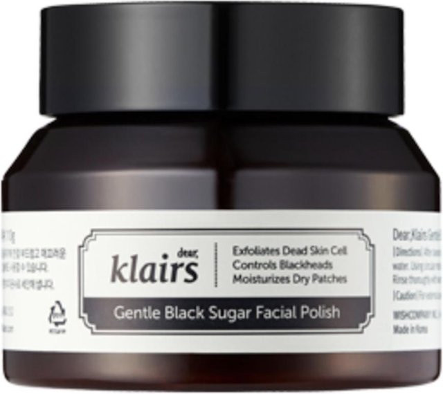Klairs Gentle Black Sugar Gesichtspolitur, 110g, für empfindliche Haut - Bild 1