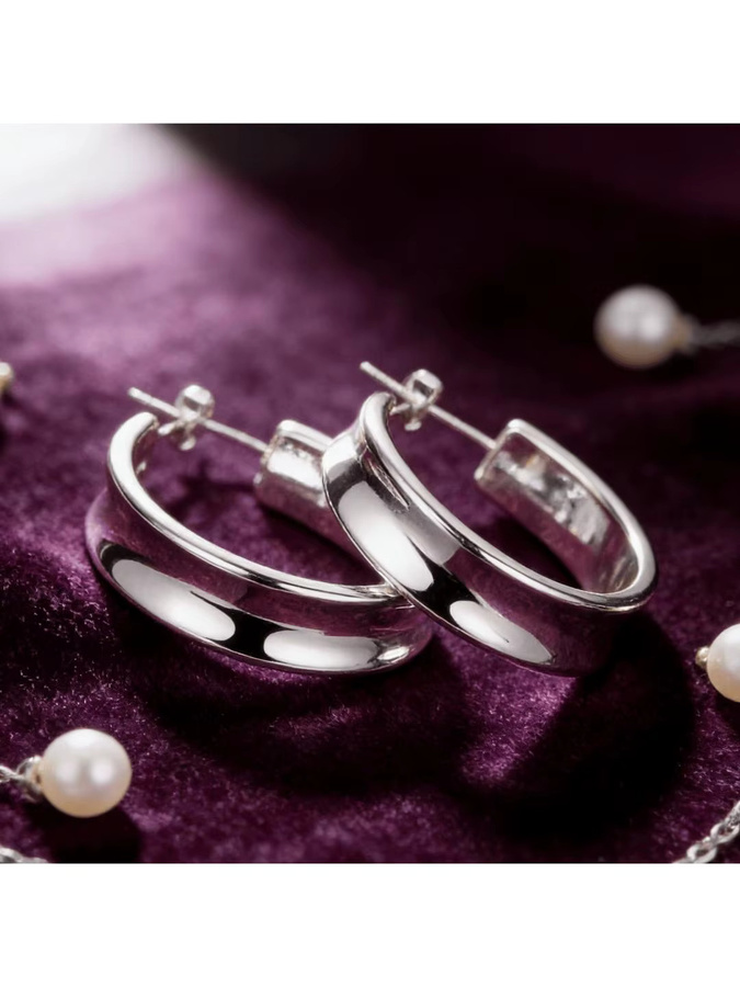 Hot Charms Ohrstecker, 925 Silber, Damen - Bild 6