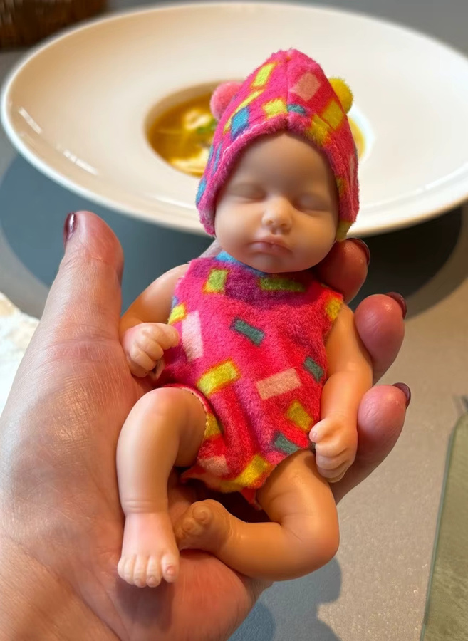 AizwaX Reborn Mädchen Puppe, Silikon, Bunt / Mehrfarbig - Bild 2