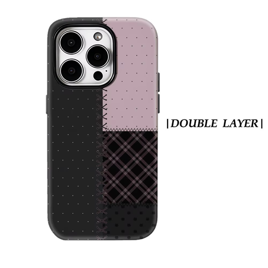 Patch Dot Magnetische Handyhülle für iPhone 17 16 15 14 13 Pro Max Plus Single oder Double-Layer Tough Case - Bild 6