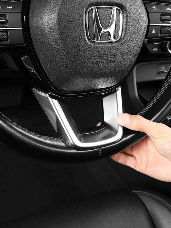 Lenkrad-Dekorationsaufkleber in Silber für Honda Civic 11. Generation, Accord, CR-V, ZR-V und HR-V - Bild 7