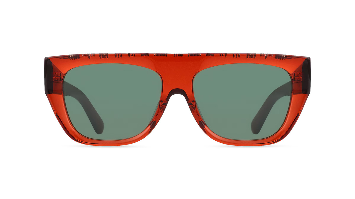 Stella McCartney SC40048I Sonnenbrille Damen, Vollrand, Quadratisch, Acetat, braun transparent - Bild 1