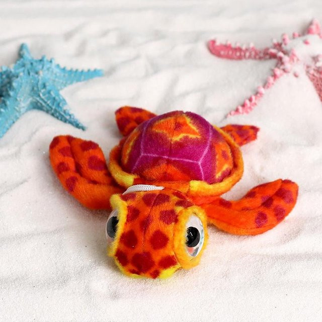 Yiran toy Meeresschildkröte Plüschtier, Schlüsselanhänger, 17cm - Bild 1