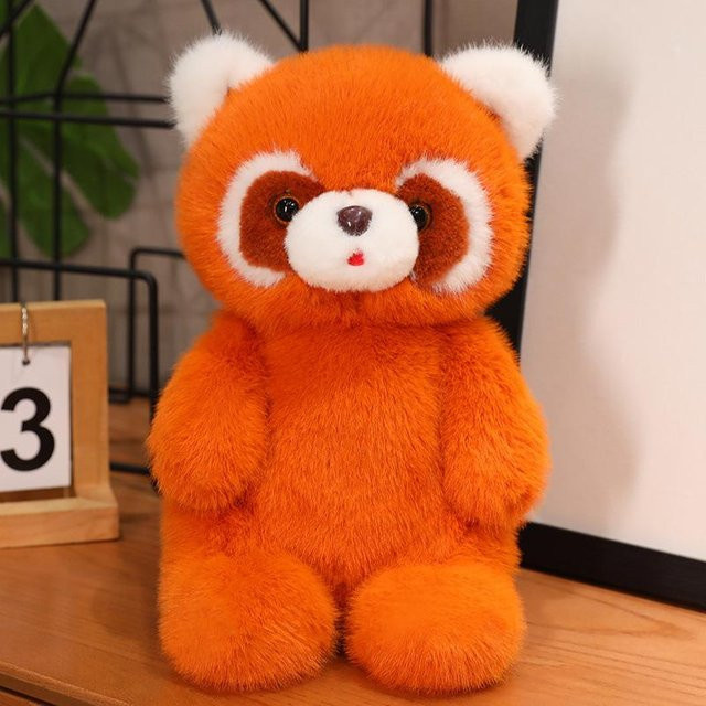 Waschbär Koala Hase Panda Puppe, Plüschtier, schwarz und weiß, 40cm - Bild 1