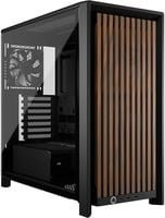 Corsair FRAME 4000D WOOD RS Tower-Gehäuse in Schwarz und Braun - Bild 1