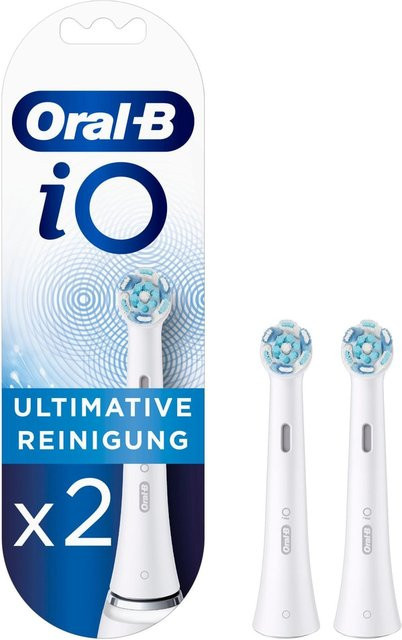 Oral-B iO Ultimative Reinigung Aufsteckbürsten, weiß, 2 Stück - Bild 1
