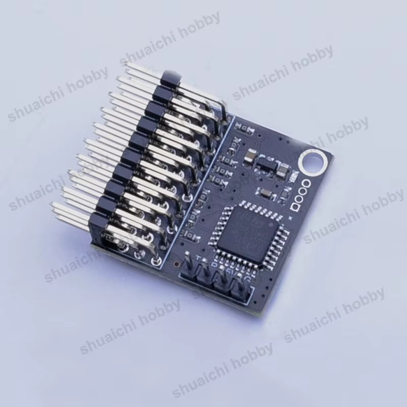 YUENHOANG Empfänger Signal Konverter für FPV Drohnen zur automatischen Umwandlung von CRSF, SBUS, PPM und PWM Protokollen, 5-18V - Bild 2