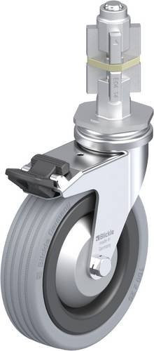Blickle LRA-VPA 100K-FI-FA-E04 Lenkrolle mit Feststeller in Grau und Schwarz, Rad-Durchmesser: 100 mm, Tragfähigkeit: 70 kg - Bild 1
