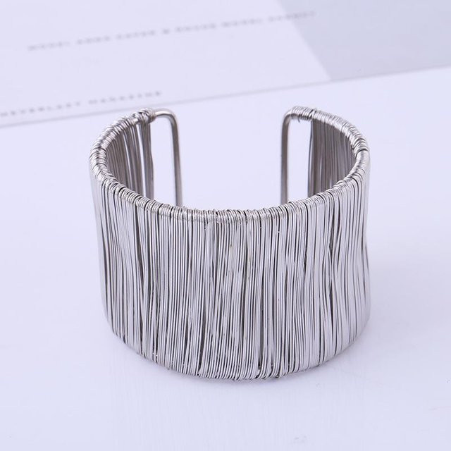 YULIN Armband Armreif, Eisenlegierung, Gold, Damen - Bild 1