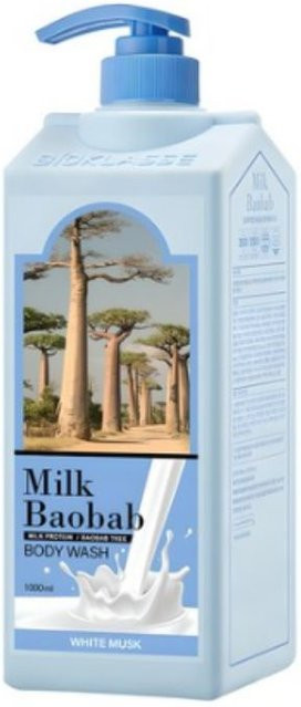 Milch Baobab Duschgel White Musk, 1000 ml, Unisex - Bild 1