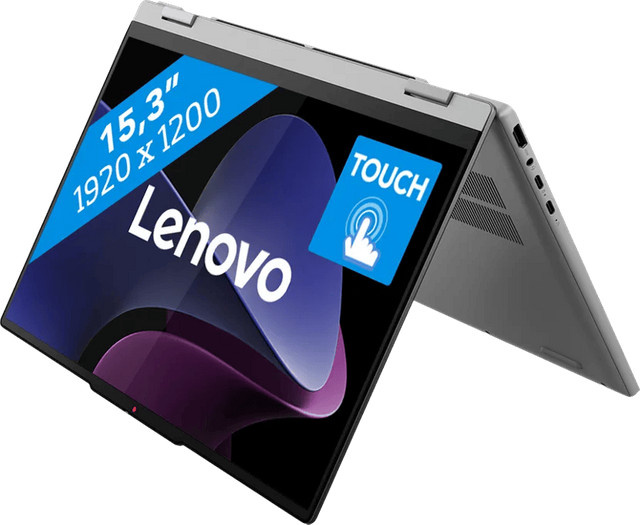 Lenovo IdeaPad 5 2-in-1 Copilot+ PC Notebook, 15,3 Zoll Touch OLED, AMD Ryzen AI 5, 16GB RAM, 512GB SSD, Windows 11, Grau - Bild 1