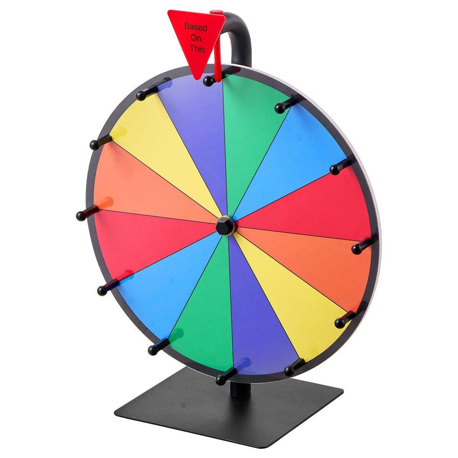 Buying Solutions, MB Tisch-Glücksrad-Roulette mit Ständer, Bunt / Mehrfarbig - Bild 2