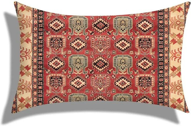 JMG Clothing Kissenbezug im marokkanischen Stil, rot, B/H: 50 x 30 cm - Bild 1