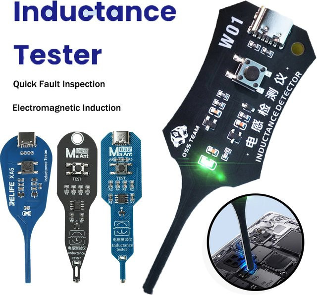 Voktta USB-C Induktivitätsmessgerät zur elektromagnetischen berührungslosen Fehlererkennung für die Reparatur von Telefonen, Leiterplatten und Motherboards - Bild 1