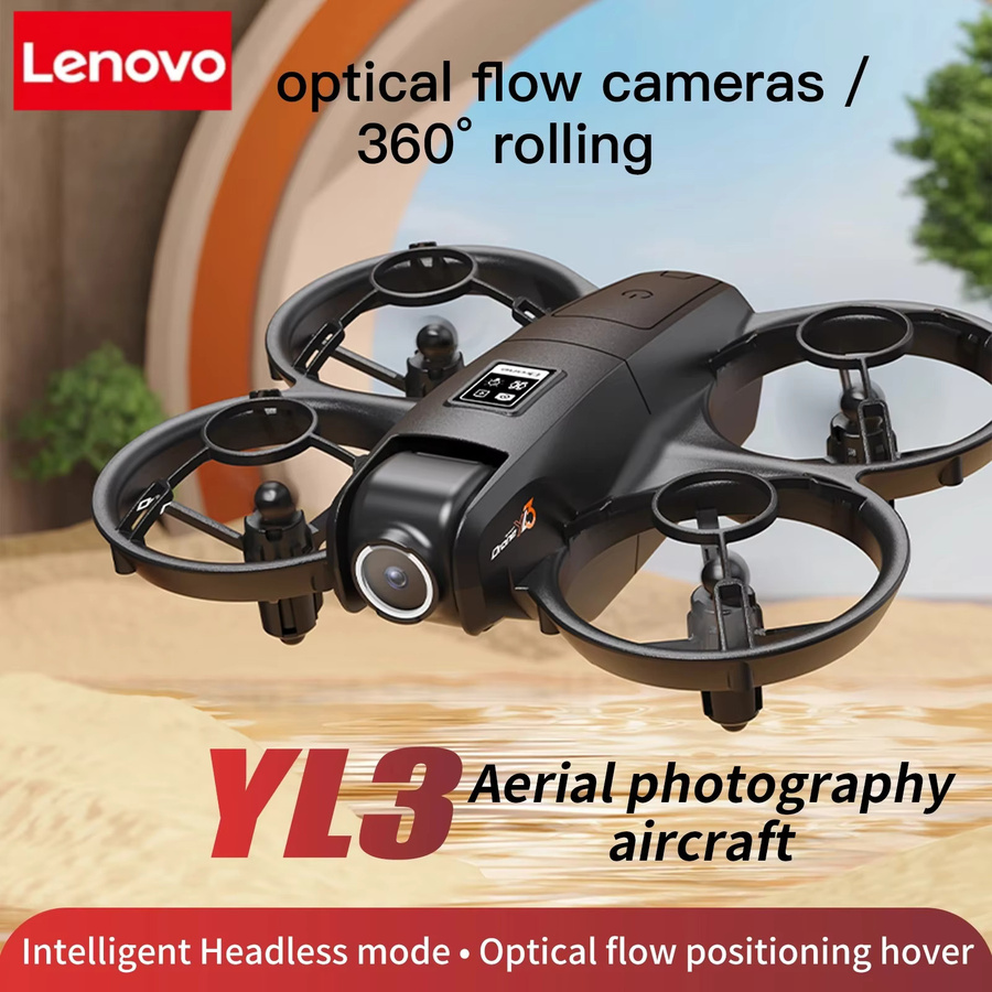 Lenovo YL3 GPS-Drohne in Orange mit 8K HD Weitwinkel-Doppelkamera, 5G WLAN und intelligenter Hindernisvermeidung - Bild 4