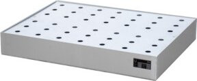 Bauer Südlohn Kleingebindewanne KGW-P 2/M V4A aus Edelstahl in Silber, B: 60 cm, T: 80 cm, H: 12 cm - Bild 1