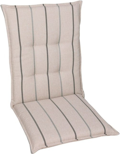 GO-DE TEXTIL Gartenauflage Wendauflage 2er Set Beige aus Olefin - Bild 1