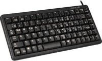 Cherry Slim-Line G84-4100 Kompakt-Tastatur, QWERTZ Deutsch, USB/PS2, Schwarz - Bild 2