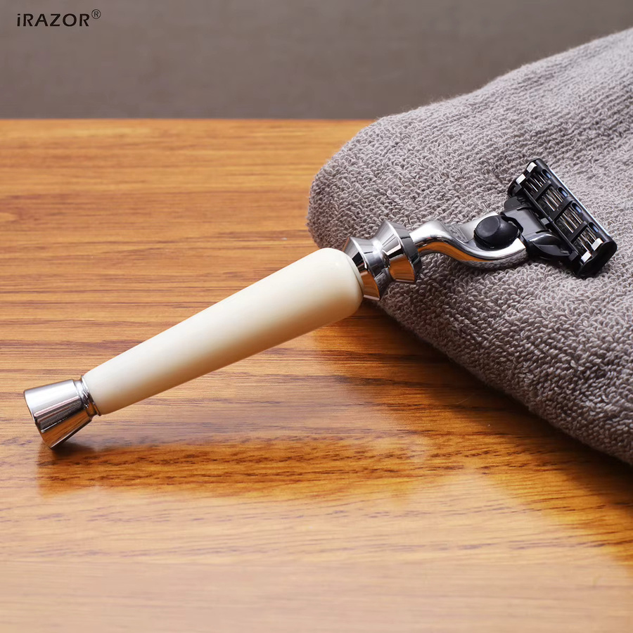 Irazor Mach 3 Sicherheitsrasierer, manuelle Rasierer, Unisex - Bild 3