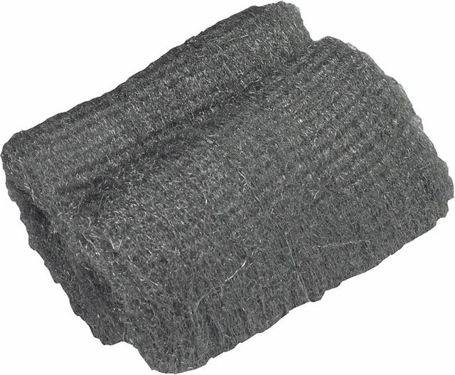 LUX-TOOLS Schleif- und Polierkissen 2er-Set in Grau mit Feinheit 00 für Lack und Stahl - Bild 1