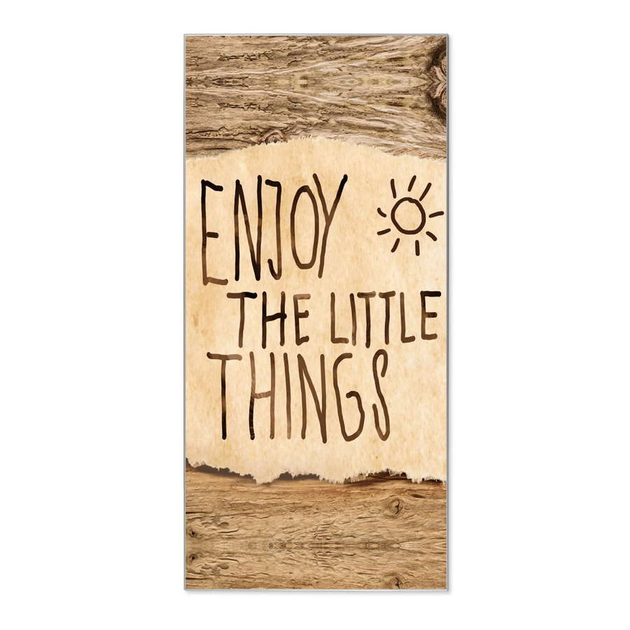 Banjado Magnettafel aus Metall in Silber mit Motiv Happy Day und 4 Magneten, B: 78 cm, H: 37 cm - Bild 2