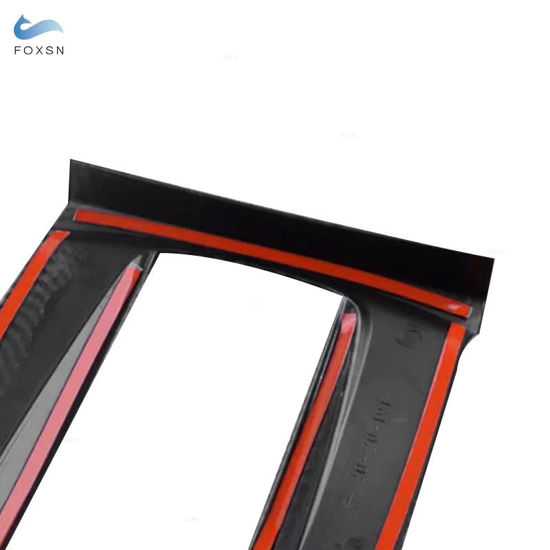 Carbon-Faser Textur Schaltschild Abdeckung für Honda Civic 10. Generation (2016-2020) LHD in Schwarz - Bild 2