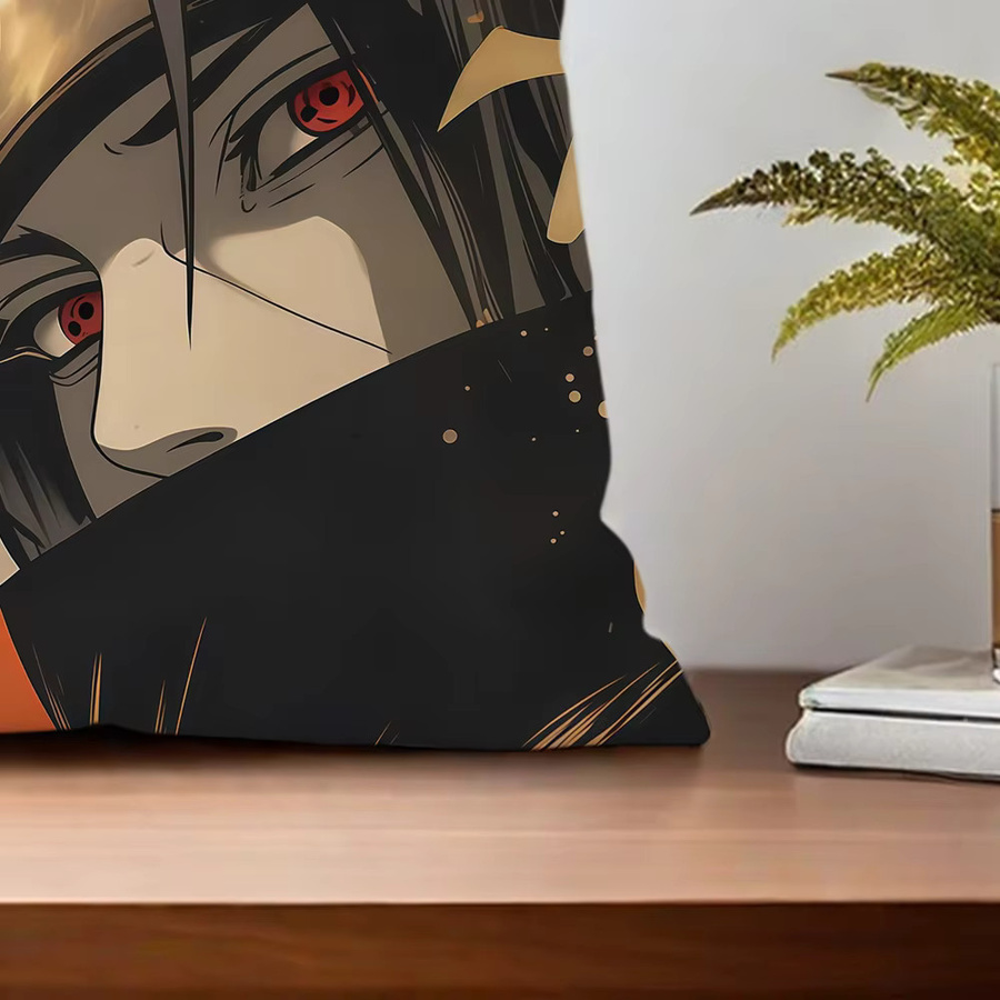 Naruto Anime Kissenbezug Itachi Uchiha quadratisch, mehrfarbig, B/H: 30 x 30 cm - Bild 5