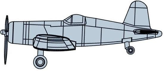 Trumpeter F4U-4 Corsair, Fahrzeuge, Grau - Bild 1