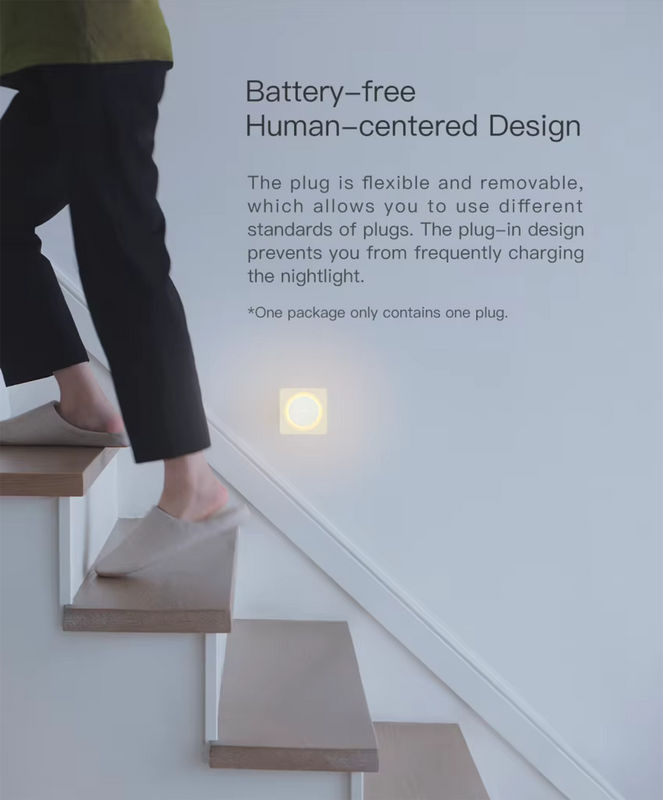 Yeelight Intelligentes LED Nachtlicht mit Lichtsensor in Weiß und warmweißem Licht - Bild 4