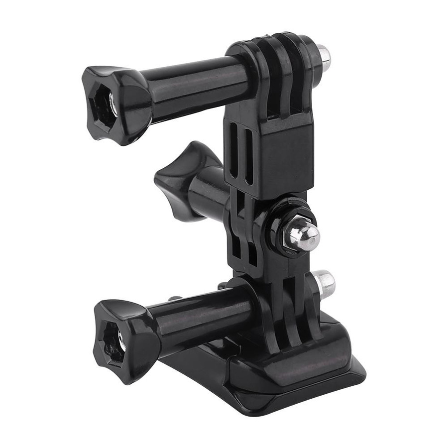 Andoer Sport Kamera Helm Seiten-Mount Kit Klebehalterung Zubehör für GoPro Hero 3/2/1 in Schwarz - Bild 4