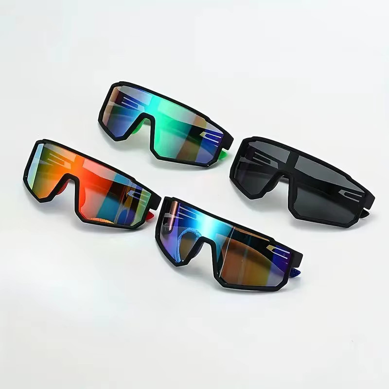 Fahrrad-Sonnenbrille, Unisex, Vollrand, Kunststoff - Bild 2