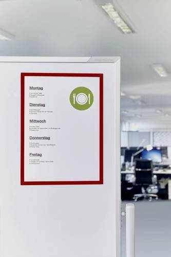 Magnetoplan Magnetrahmen Rot DIN A3 - Bild 1
