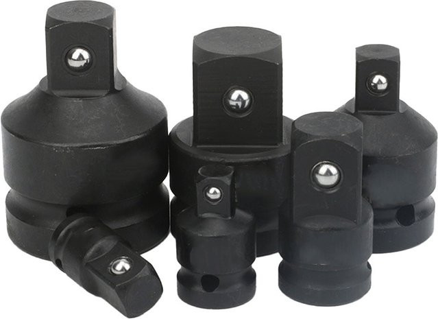 DAZZLEEX Steckdosen-Adapter Konverter 1/2 bis 3/8 Zoll in Schwarz - Bild 1