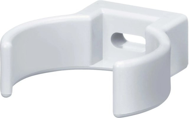 Inefa Rohrschellen Clip DN 50 aus PVC in Weiß zur Wandmontage von Fallrohren - Bild 1